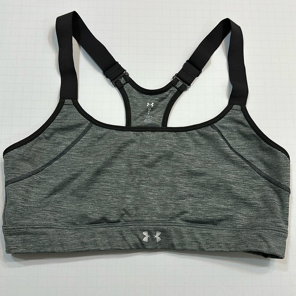 Under Armour Other - Under Armour Women's Sports Bra Racerback Size Large Gray
